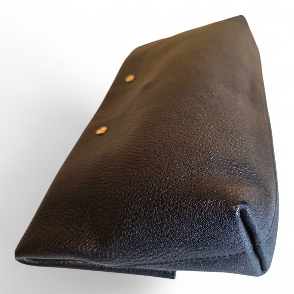 Chloe drew Black Leather Clutch - Picture 7 of 11